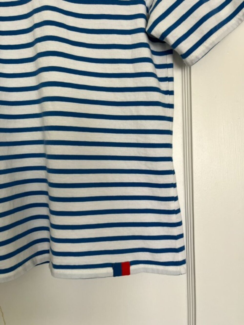 KULE Striped Modern Short Sleeve Tee | Size M - Picture 5 of 8